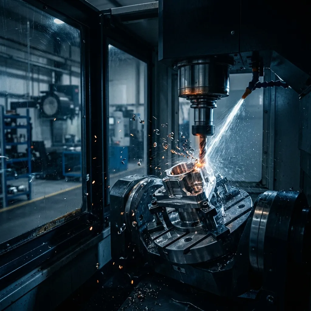 Precision CNC manufacturing facility